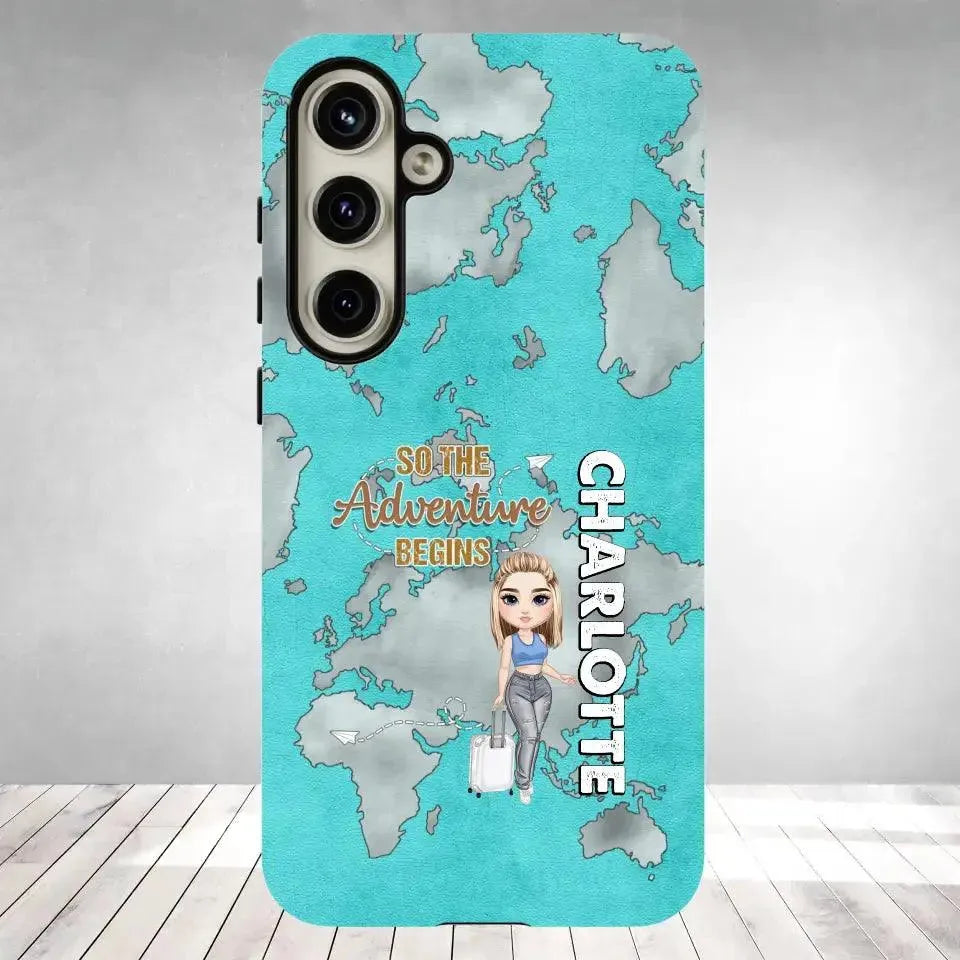 So The Adventure Begins - Personalized Samsung Tough Phone Case from PrintKOK costs $ 29.99