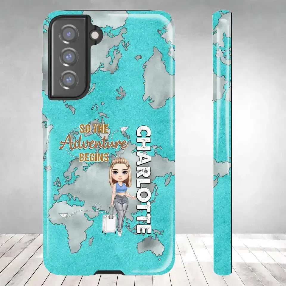 So The Adventure Begins - Personalized Samsung Tough Phone Case from PrintKOK costs $ 29.99