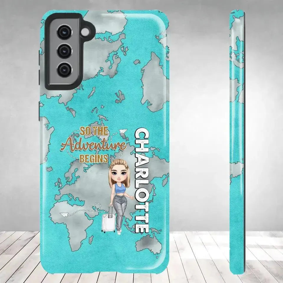 So The Adventure Begins - Personalized Samsung Tough Phone Case from PrintKOK costs $ 29.99