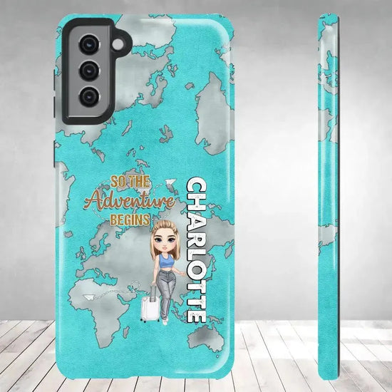 So The Adventure Begins - Personalized Samsung Tough Phone Case from PrintKOK costs $ 29.99