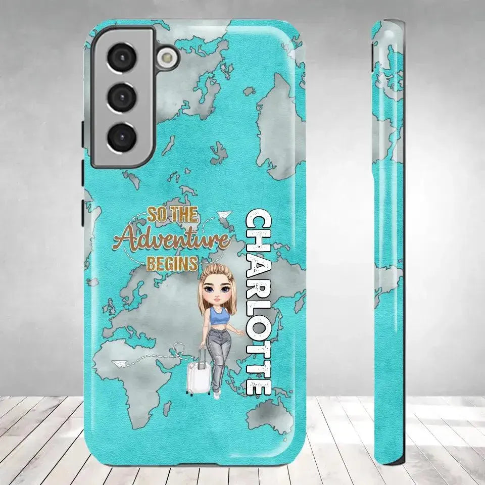 So The Adventure Begins - Personalized Samsung Tough Phone Case from PrintKOK costs $ 29.99