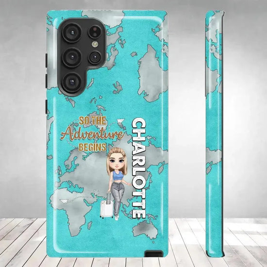 So The Adventure Begins - Personalized Samsung Tough Phone Case from PrintKOK costs $ 29.99