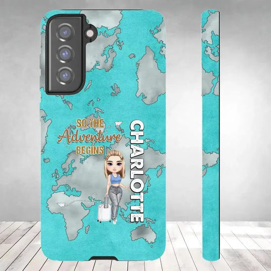 So The Adventure Begins - Personalized Samsung Tough Phone Case from PrintKOK costs $ 29.99