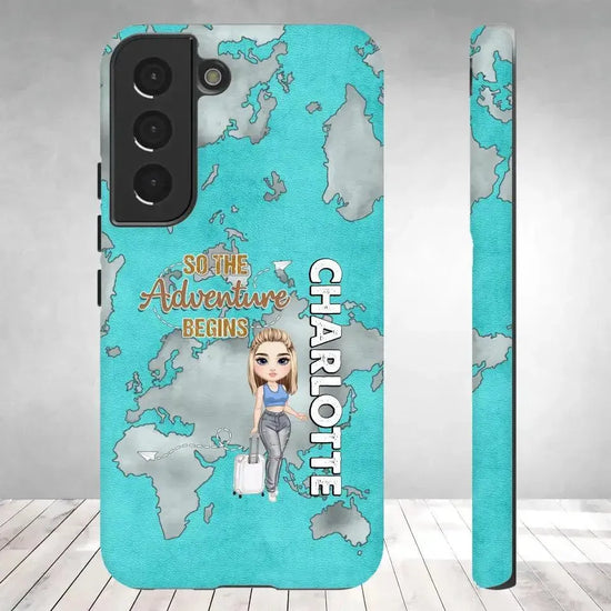 So The Adventure Begins - Personalized Samsung Tough Phone Case from PrintKOK costs $ 29.99