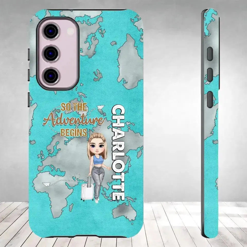 So The Adventure Begins - Personalized Samsung Tough Phone Case from PrintKOK costs $ 29.99