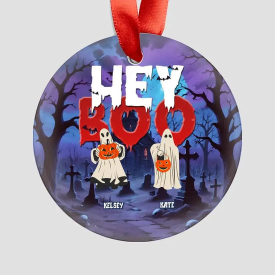 Spooky And I Gnome It - Custom Name - Personalized Gifts For Family - Ceramic Ornament from PrintKOK costs $ 23.99