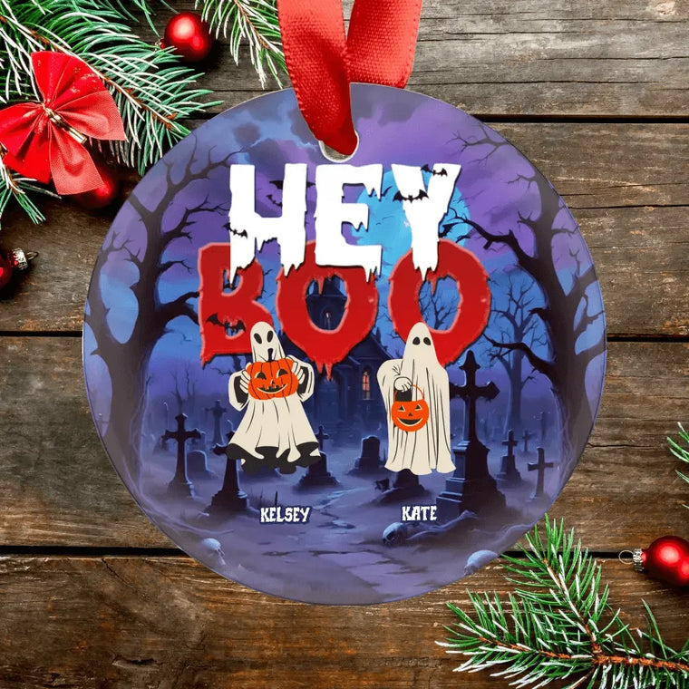 Spooky And I Gnome It - Custom Name - Personalized Gifts For Family - Ceramic Ornament from PrintKOK costs $ 23.99