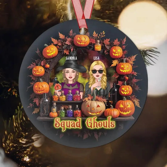 Squad Ghouls - Custom Name - Personalized Gifts For Bestie - Ceramic Ornament from PrintKOK costs $ 23.99