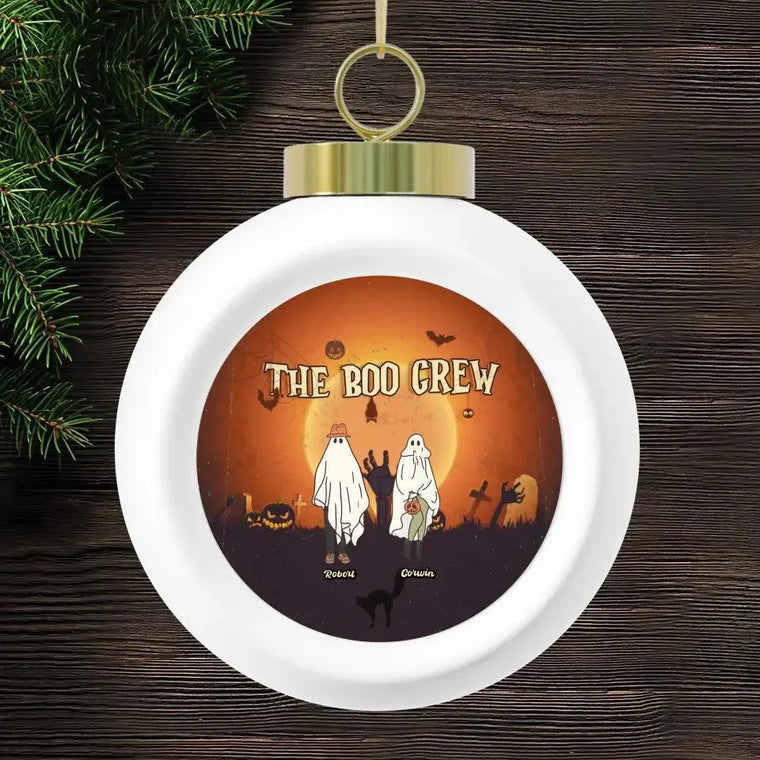 The Boo Crew - Custom Name - Personalized Gifts For Family - Acrylic Ornament from PrintKOK costs $ 23.99