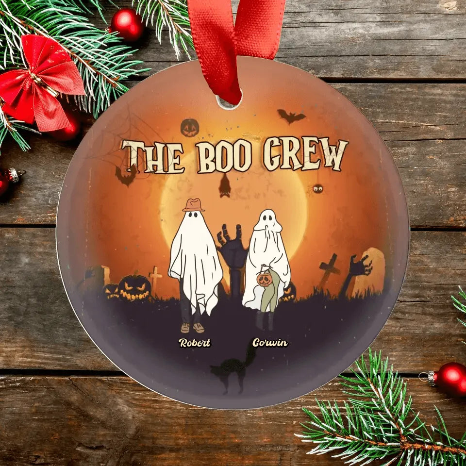 The Boo Crew - Custom Name - Personalized Gifts For Family - Acrylic Ornament from PrintKOK costs $ 23.99