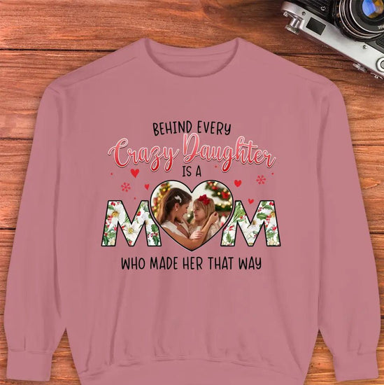 The Love Between Daughter & Mom - Custom Photo - Personalized Gifts For Mom - Family Sweater from PrintKOK costs $ 45.99