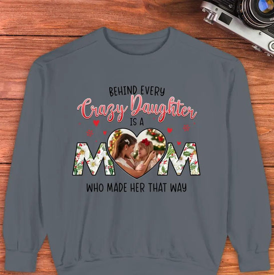 The Love Between Daughter & Mom - Custom Photo - Personalized Gifts For Mom - Family Sweater from PrintKOK costs $ 45.99