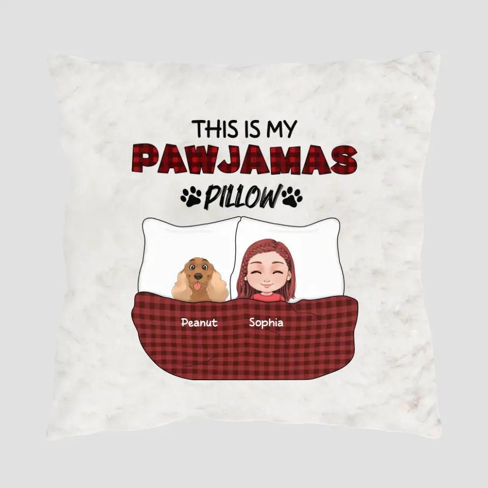 This Is My Pawjamas Blanket - Personalized Blanket from PrintKOK costs $ 41.99
