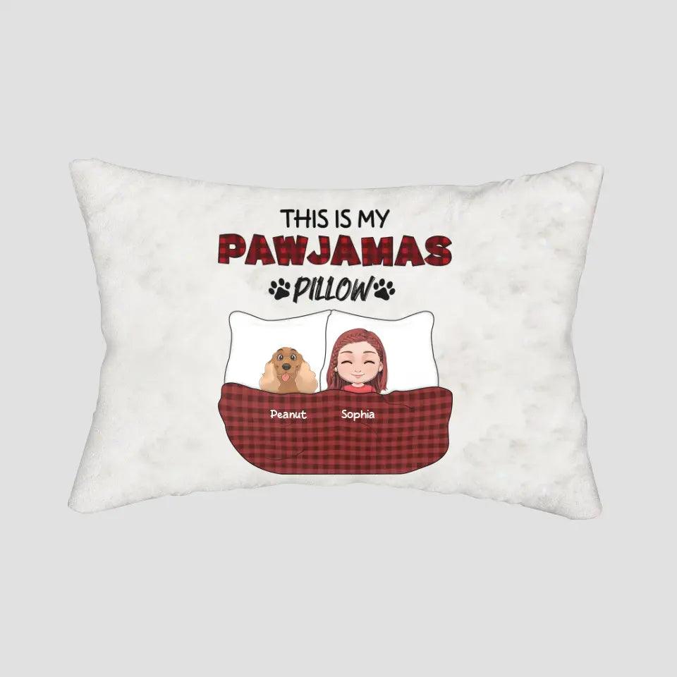 This Is My Pawjamas Blanket - Personalized Blanket from PrintKOK costs $ 35.99