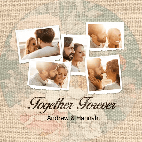 Together Forever - Custom Photo - Personalized Gifts For Couple - Pillow from PrintKOK costs $ 38.99