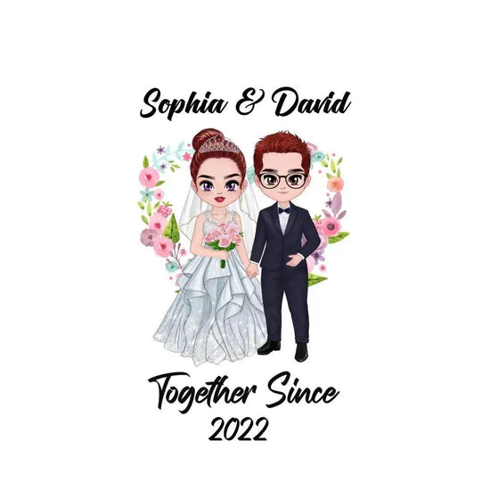 Together Since - Gift For Couples - Personalized Tufted Pillow from PrintKOK costs $ 78.99