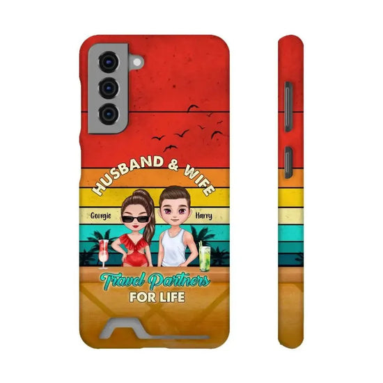 Travel Partners For Life - Personalized Samsung Tough Phone Case from PrintKOK costs $ 36.99