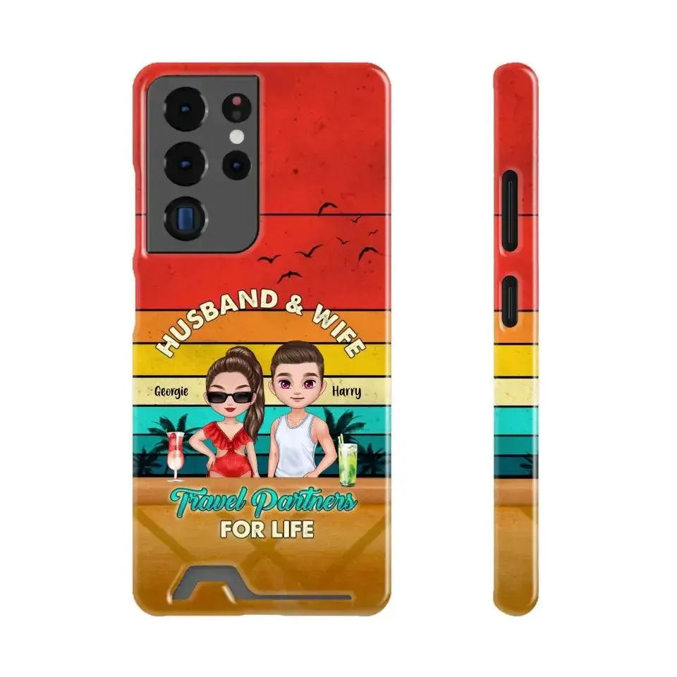 Travel Partners For Life - Personalized Samsung Tough Phone Case from PrintKOK costs $ 36.99