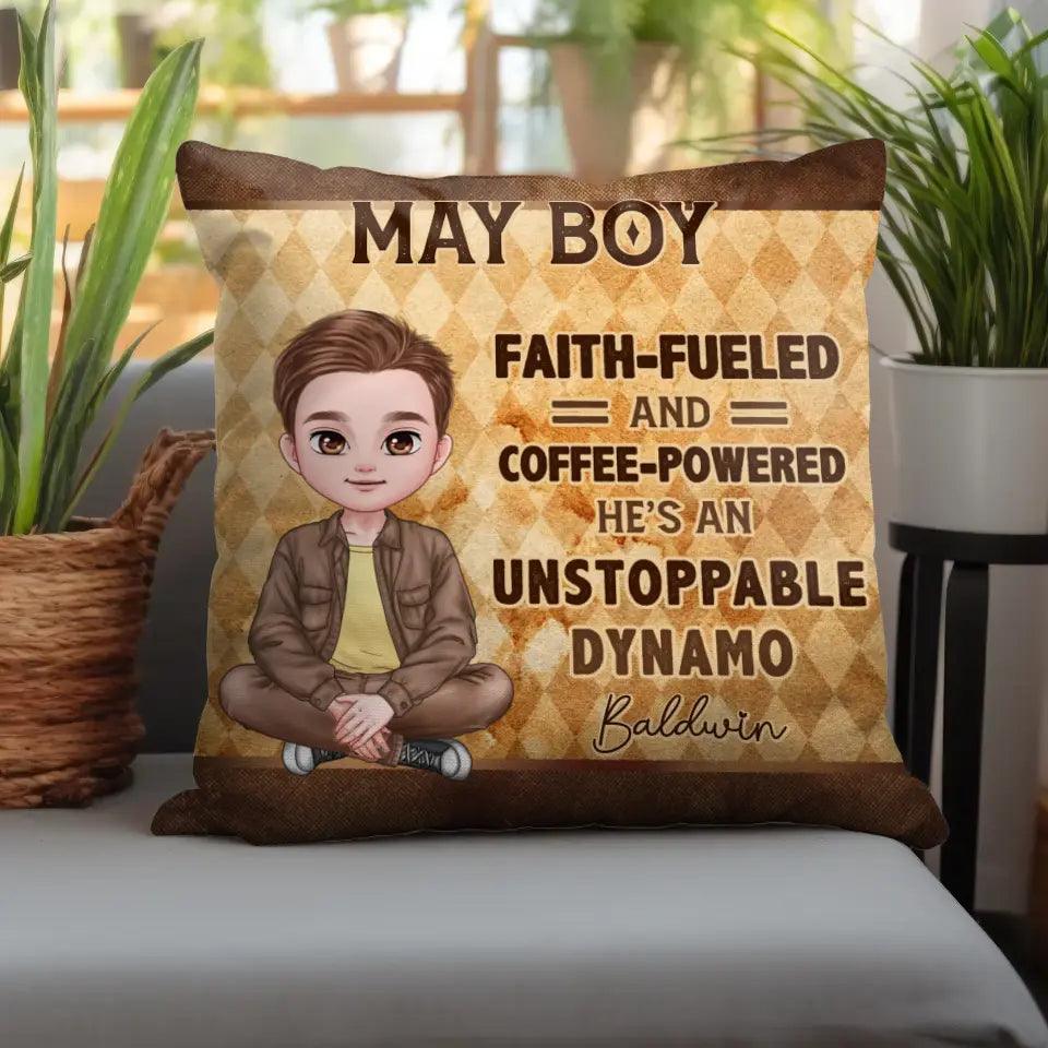 Unstoppable Dynamo - Custom Month - 
 Personalized Gifts For Him - Pillow from PrintKOK costs $ 38.99