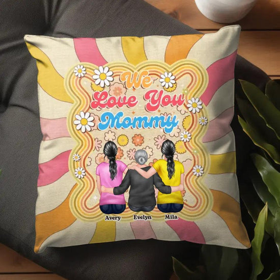 We Love You Mommy - Custom Name - Personalized Gifts For Mom - Pillow from PrintKOK costs $ 38.99