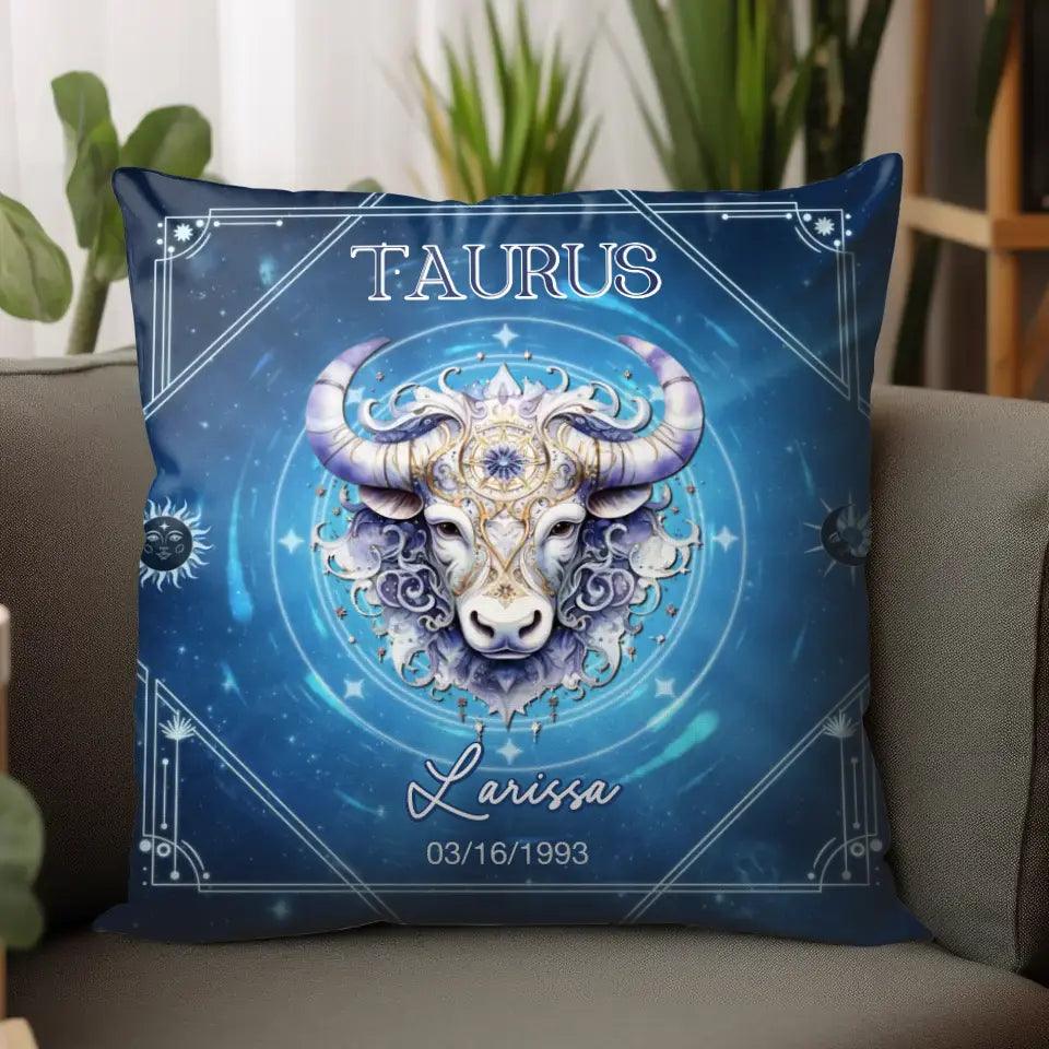 Zodiac In The Galaxy - Custom Zodiac - 
 Personalized Gifts For Her - Pillow from PrintKOK costs $ 39.99